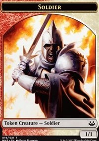 Soldier Token (Red/White)